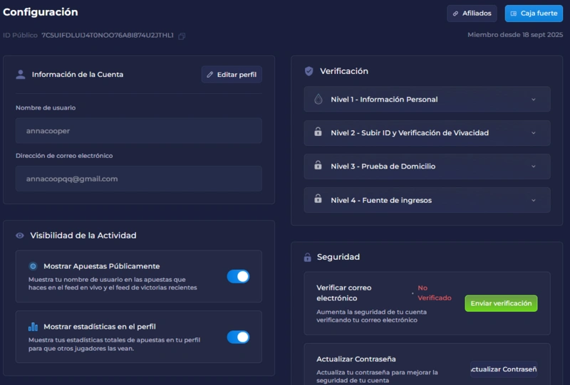 rainbet verification page